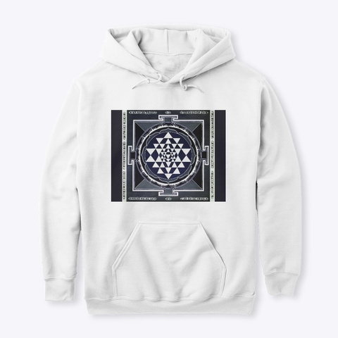 Sacred Geometry White T-Shirt Front
