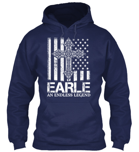 Earle An Endless Legend Navy Camiseta Front