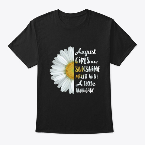 Daisy August Girls Birthday Gifts Women Black Camiseta Front
