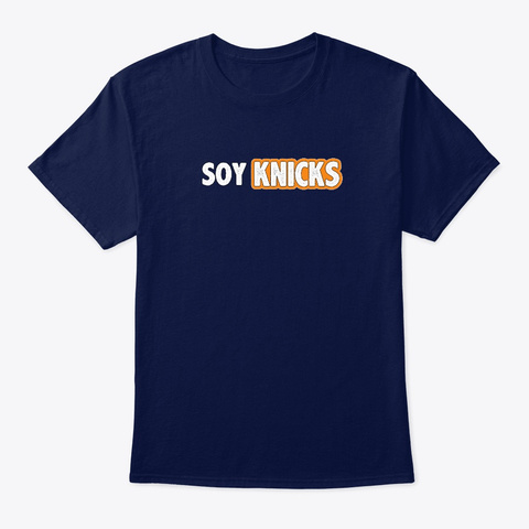 Soy Knicks Navy Camiseta Front