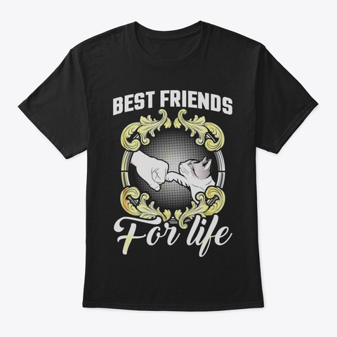 Crazy Cat Lady Shirt Best Friends For Li Black T-Shirt Front