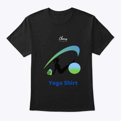 Yoga Shirt Black T-Shirt Front
