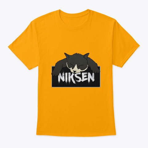 Niksen Do Nothing Relax Gift Gold T-Shirt Front