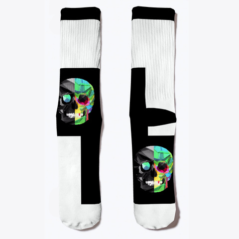 Skeleton Socks  Standard Camiseta Front