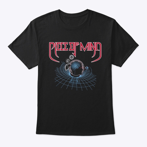 Piece Of Mind Official Merchandise Black T-Shirt Front