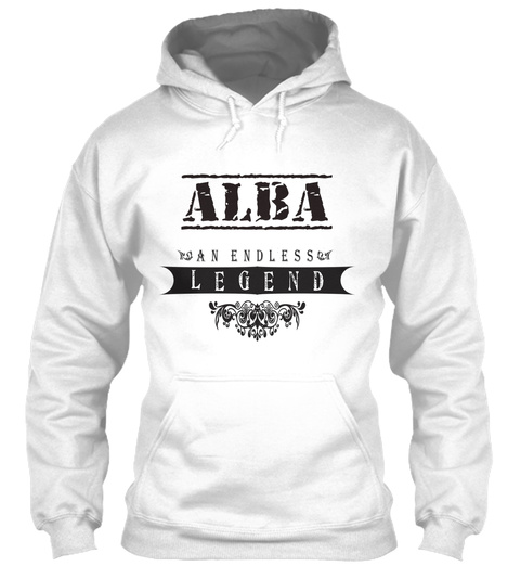 Alba An Endless Legend White T-Shirt Front