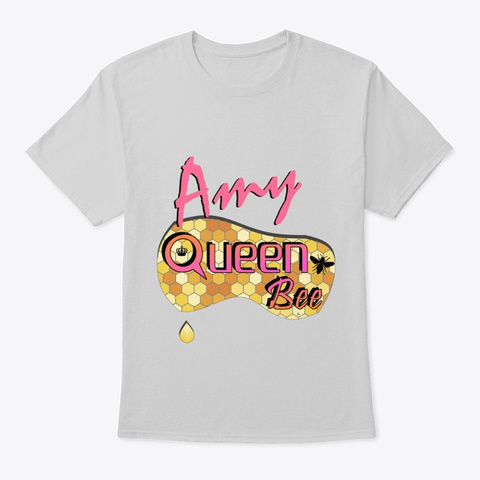 Amy Queen Bee Light Steel áo T-Shirt Front