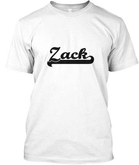 Zack White T-Shirt Front