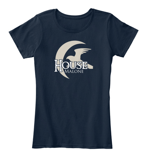 Malone Family House   Eagle New Navy T-Shirt Front