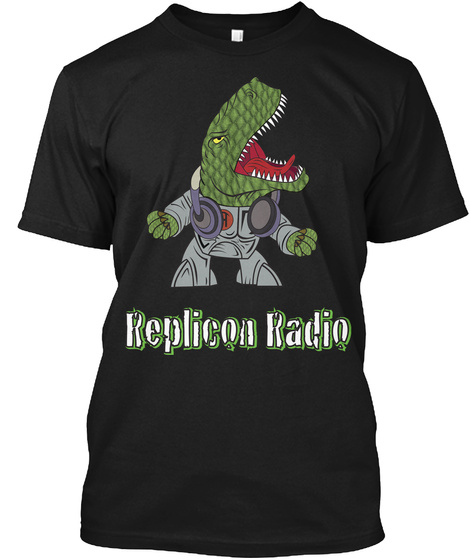 Replicon Apparel Black T-Shirt Front