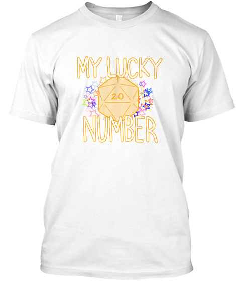 D20 My Lucky Number - Orange