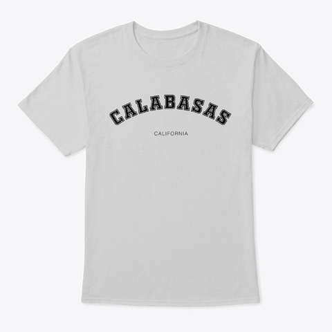 Calabasas Ca No.2 Light Steel T-Shirt Front