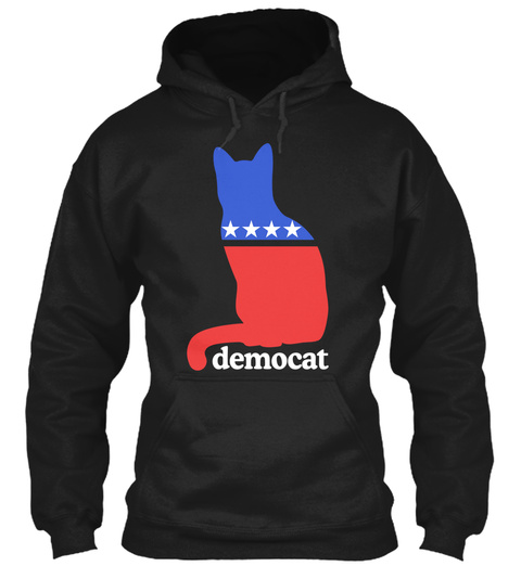 Democat Black T-Shirt Front