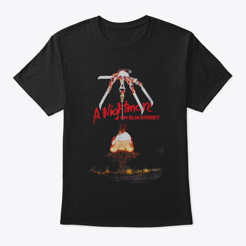 Nightmare On Elm Street Alternate Poster Black T-Shirt Front