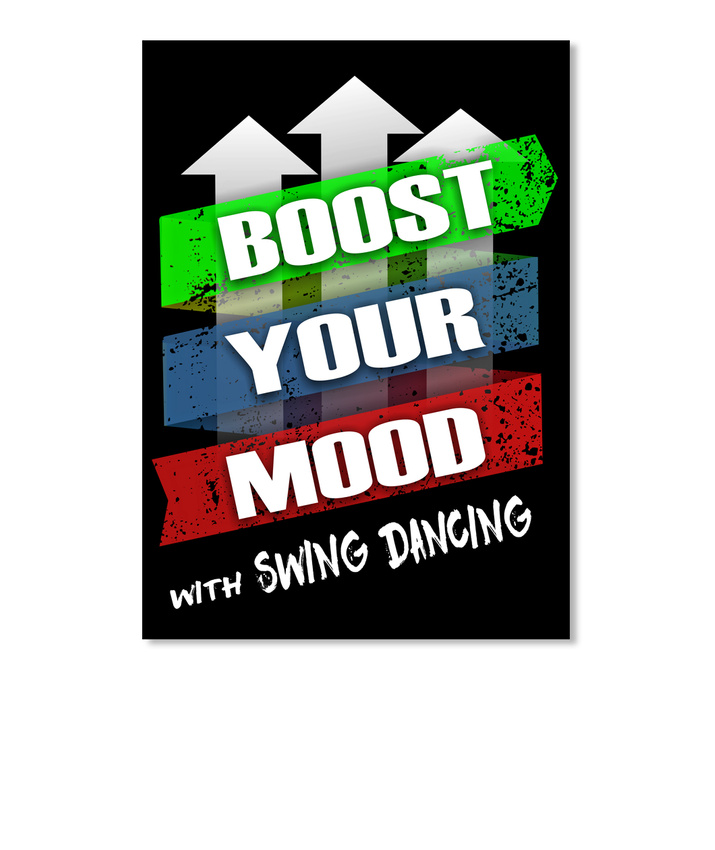 Details about   Boost Your Mood Swing Dancing Sticker Portrait 