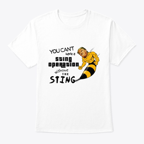 Sting Operation White T-Shirt Front