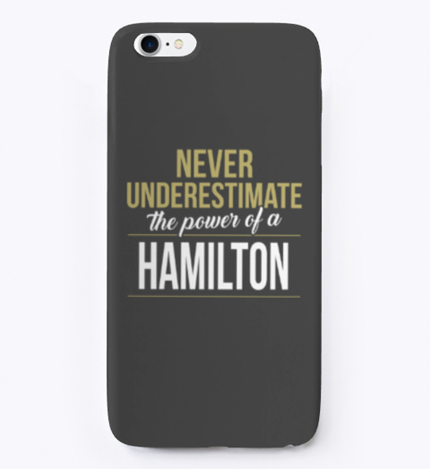 Hamilton It's Hamilton Time! Enjoy! Standard T-Shirt Front