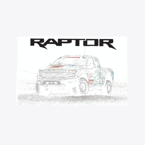 Raptor Flag Standard T-Shirt Front