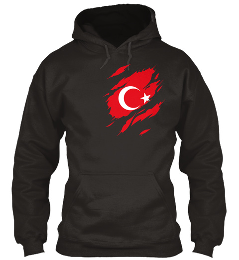 Turkey In My Heart   Limited Edition Jet Black T-Shirt Front