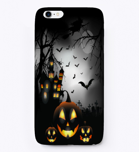Halloween Iphone Case Black Maglietta Front