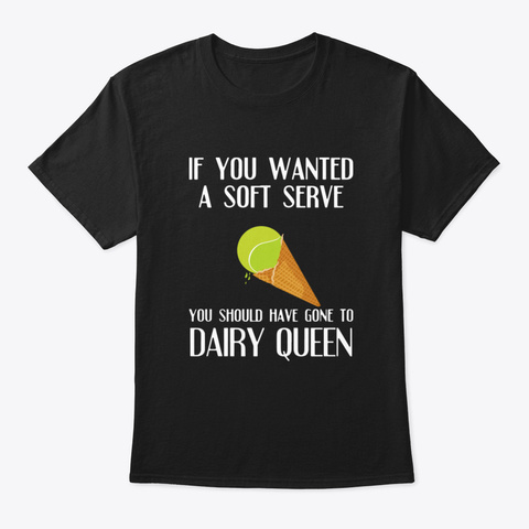 If You Wanted A Soft Serve Daughter Black Camiseta Front