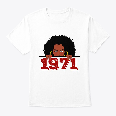 Black Queen 1971 48th Birthday Shirt