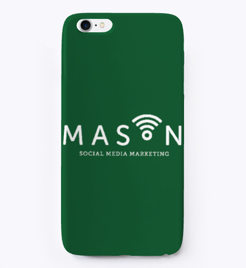 Mason Smm I Phone Case Dark Green Camiseta Front
