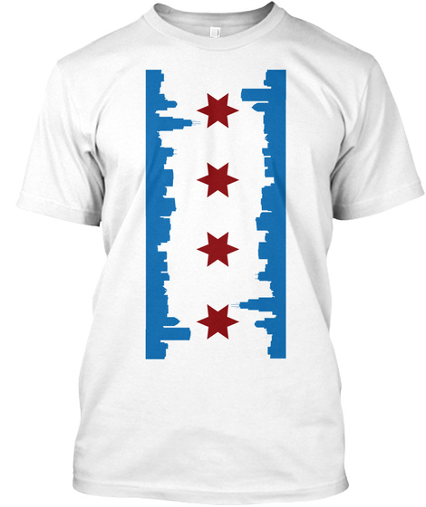 Chi Town  White T-Shirt Front