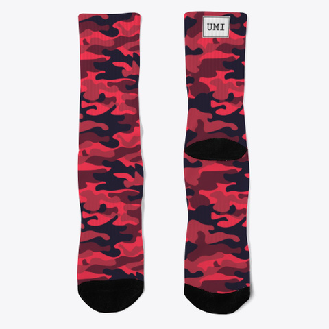 Camouflage Socks Standard T-Shirt Front