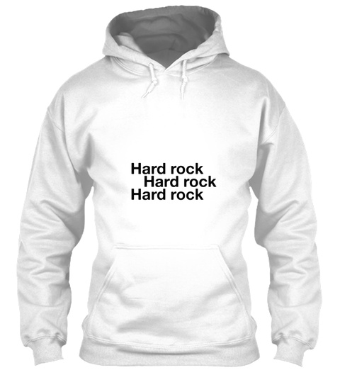 Hard Rock Hard Rock Hard Rock Hard Rock White T-Shirt Front