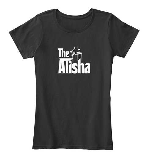 Alisha The Family Tee Black T-Shirt Front