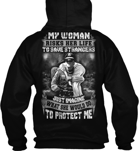 Limited Edition   Police   My Woman Black T-Shirt Back