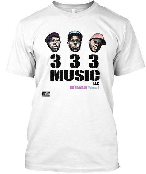 333 Music The Catalog Volume 1 White T-Shirt Front