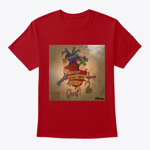It's Alright I'm Only Bleeding... Deep Red T-Shirt Front