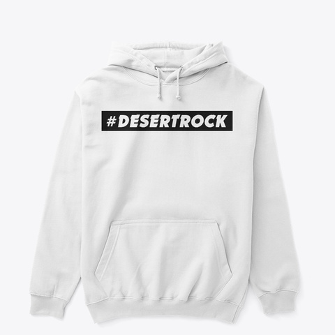 #Desertrock White Camiseta Front