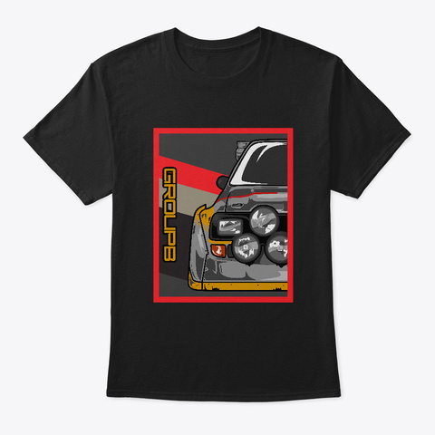 S1 Vintage Poster Style Black T-Shirt Front