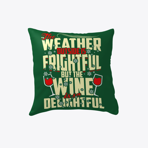Christmas Gifts For Wine Lovers Dark Green T-Shirt Front