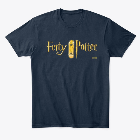 Fetty Potter New Navy T-Shirt Front