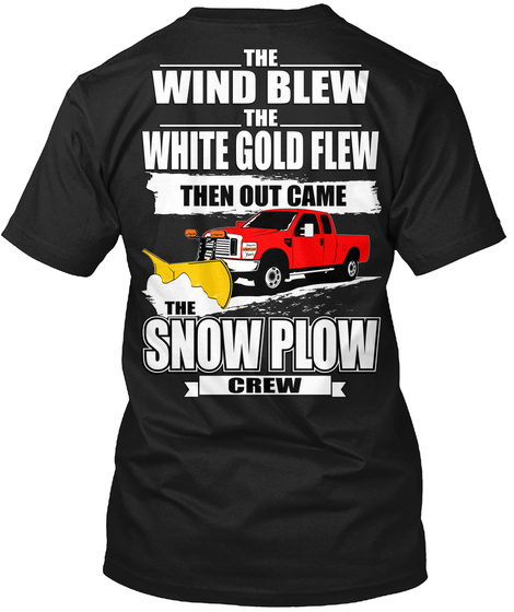 Snow Plow Truck Red Tshirthoodie