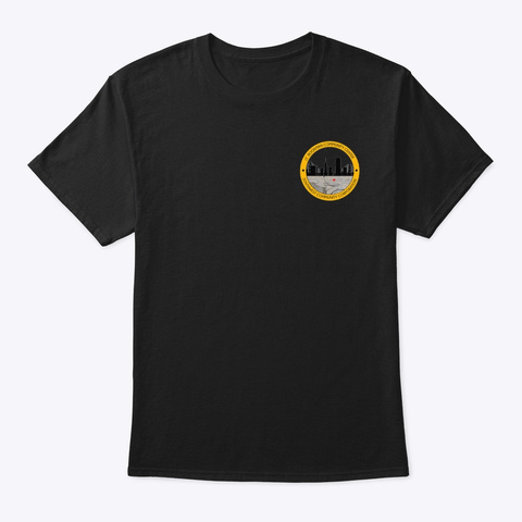 It Bookman Logo  Black T-Shirt Front
