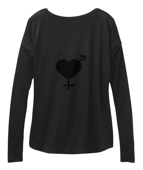 For The Ladies Black T-Shirt Back