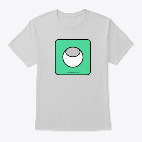 Grayshott T Shirt By Colour Points Light Steel T-Shirt Front