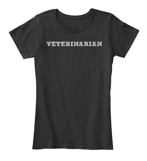 Veterinarian Bad*Ss Life Saver Black T-Shirt Front