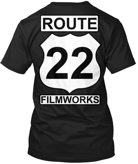 Route 22 Filmworks Black T-Shirt Back