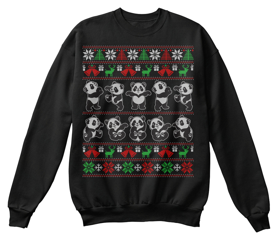 Panda Ugly Christmas Sweater Gift Funny Unisex Tshirt