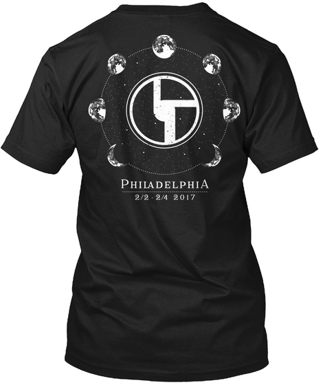 Bisco Philadelphia Black T-Shirt Back