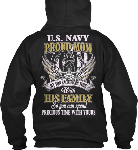 My Son Sacrifices Time Navy Mom Shirt