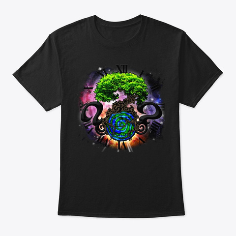 Tree Of Life   Insane E T Shirt Black T-Shirt Front