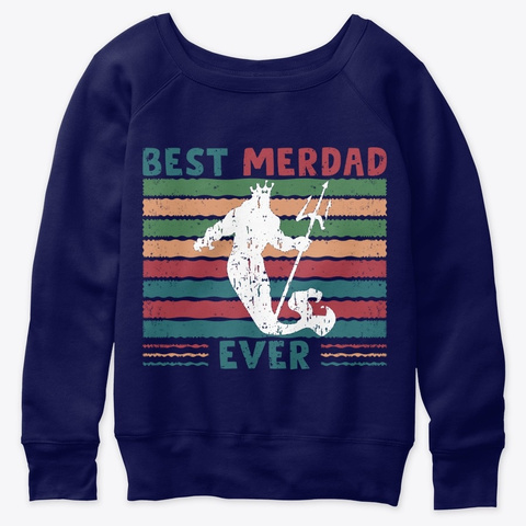 Men’s Best Merdad Ideal Gift For Papa. Navy  T-Shirt Front