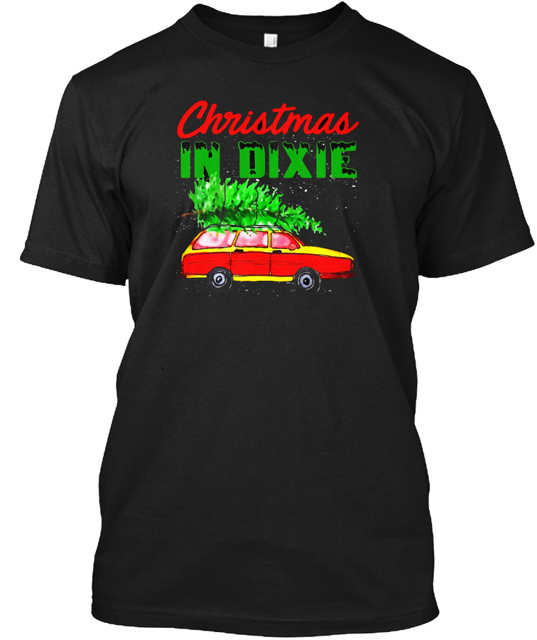 Christmas In Dixie T-Shirt - Merry Christmas T-Shirt Unisex Tshirt